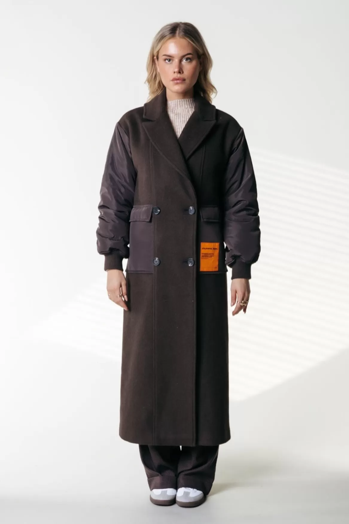Colourful Rebel Ada Wool Long Coat |