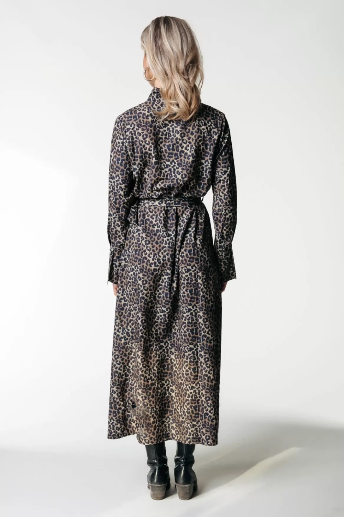 Colourful Rebel Desiree Leopard Dress | Warm Brown