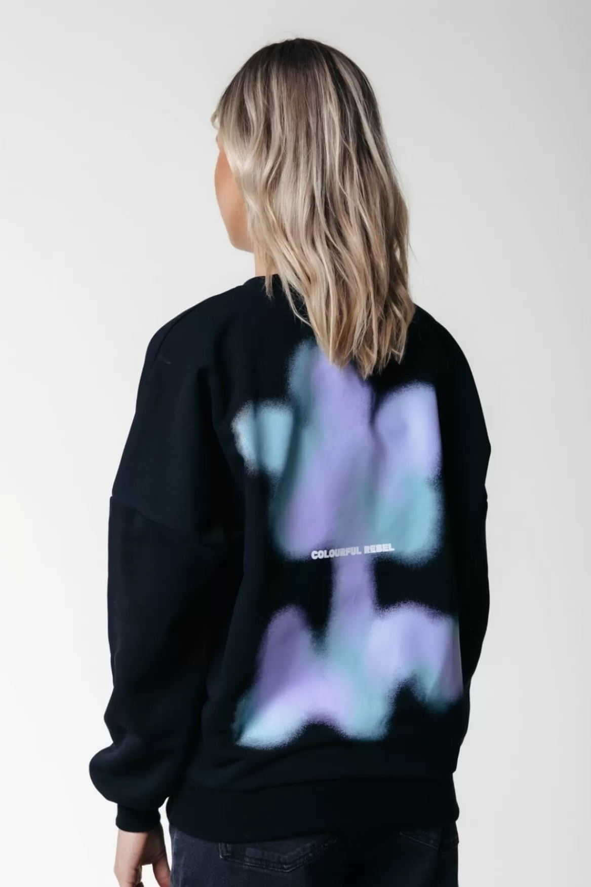 Colourful Rebel Faded Flower Sweat |