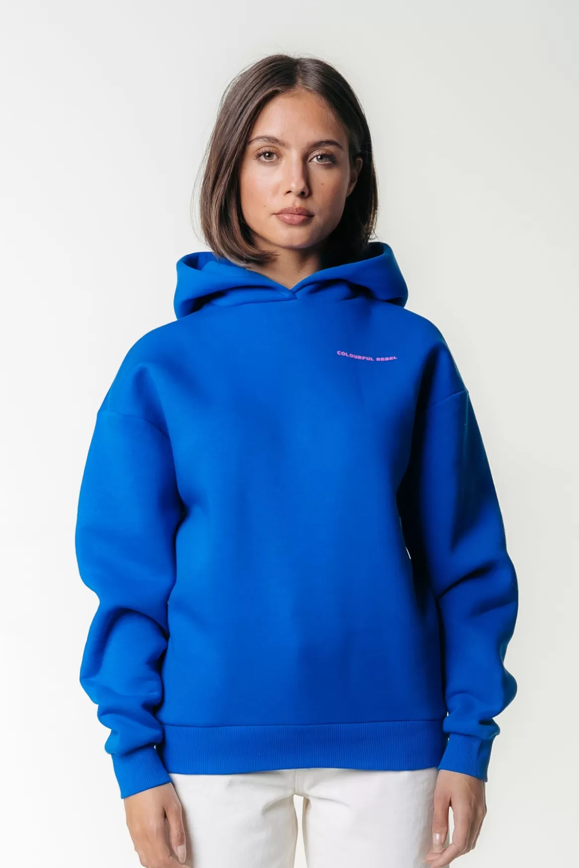 Colourful Rebel Flower Square Hoodie |