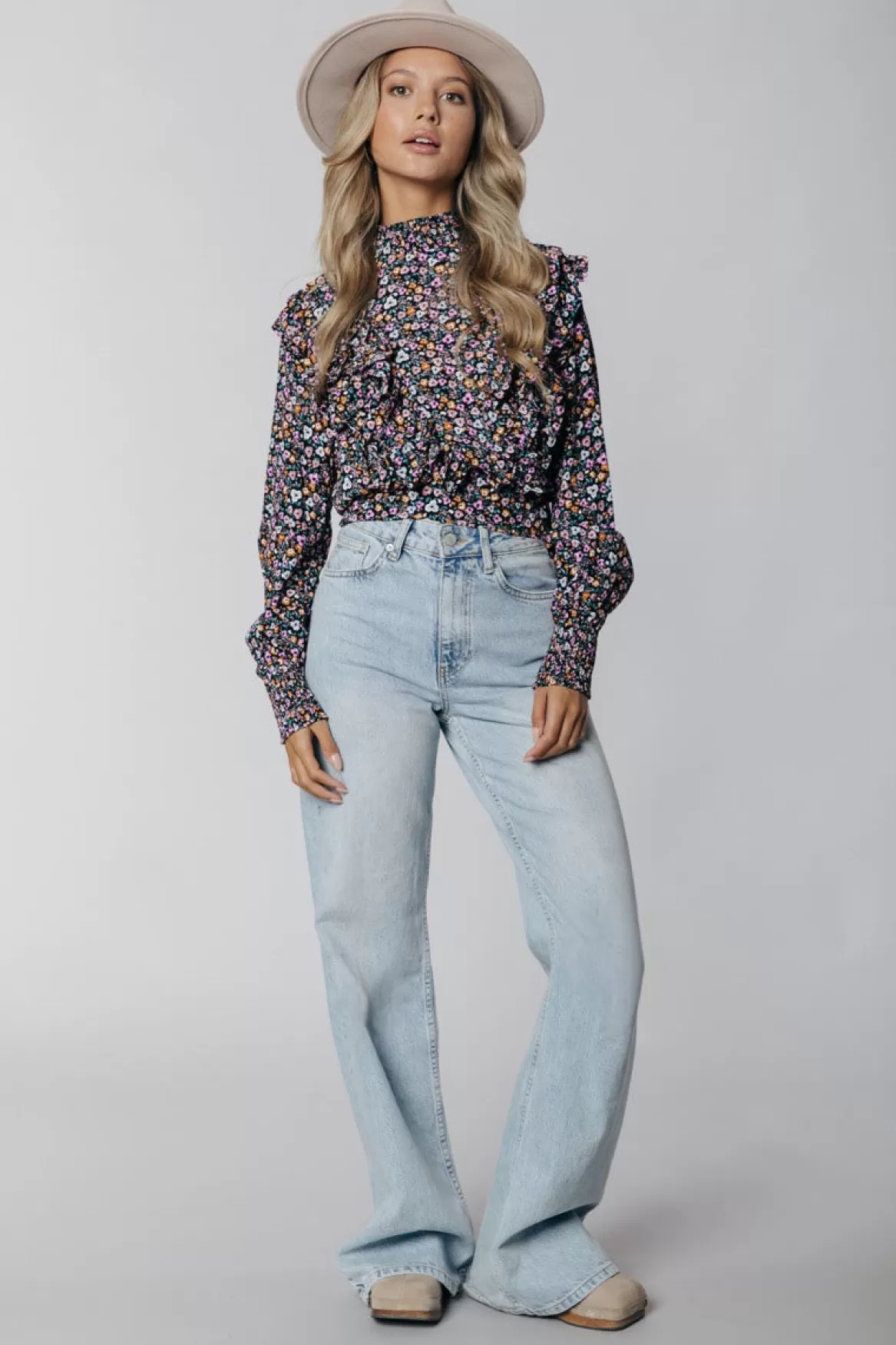 Colourful Rebel Gaias High Rise Denim | Denim blue