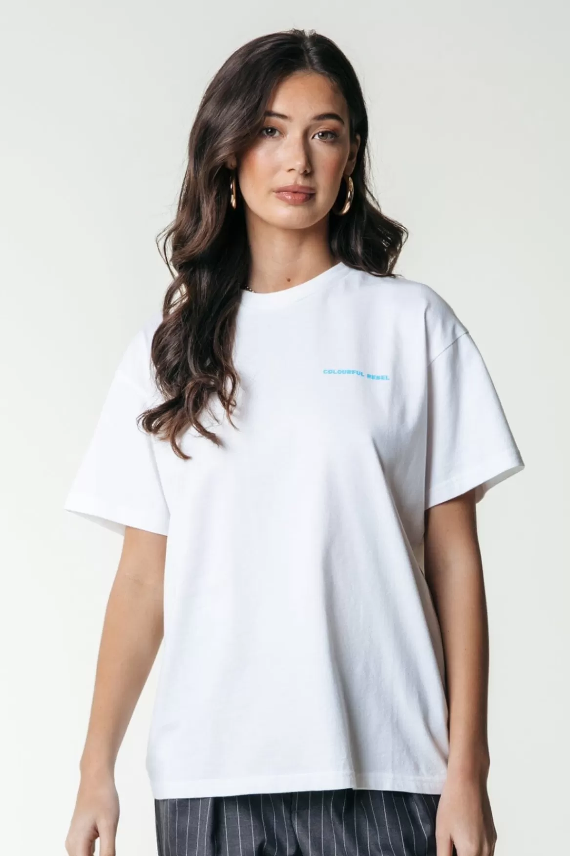 Colourful Rebel Gradient Poster T-shirt | Standard white