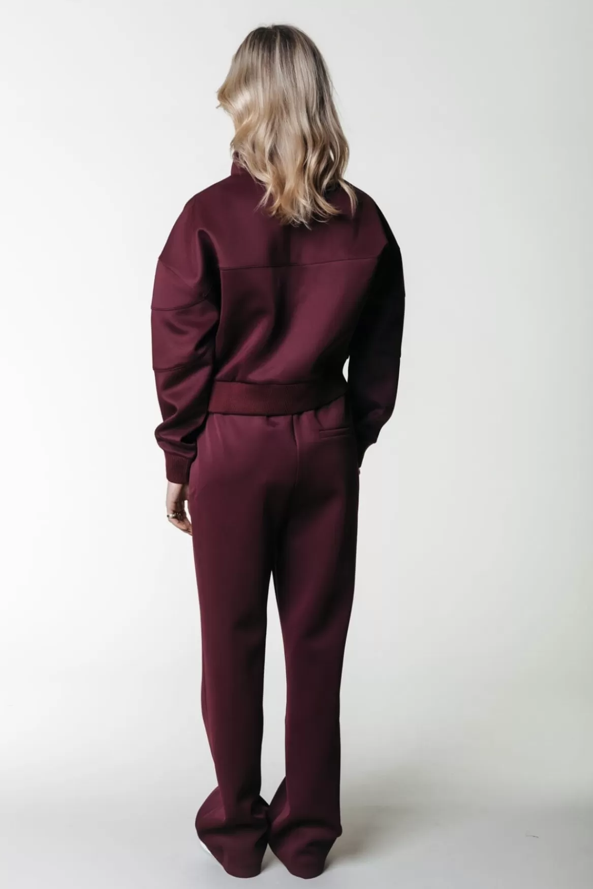 Colourful Rebel Jiby Pintuck Pants | Port Red
