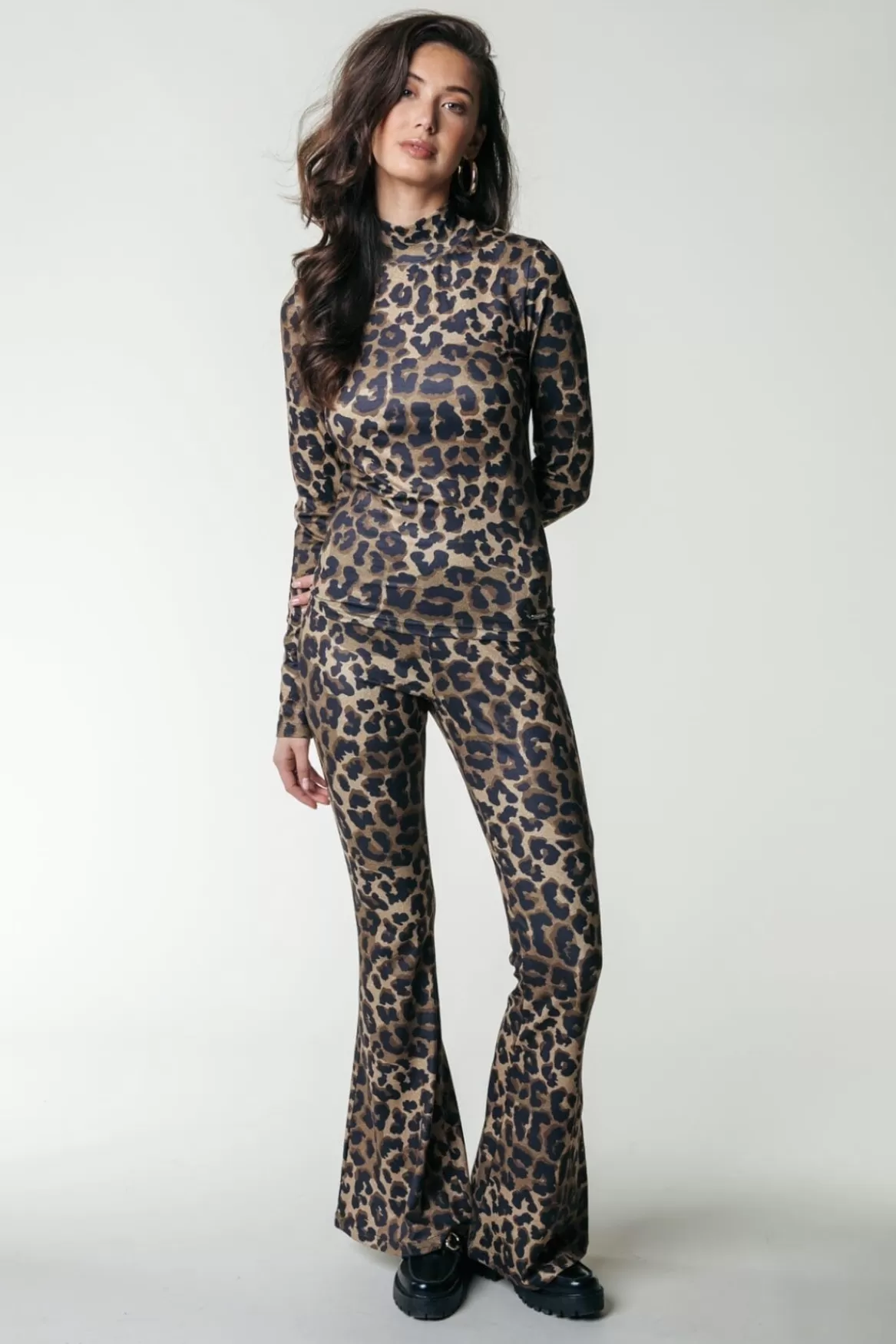Colourful Rebel Leopard Peached Flare | Warm Brown