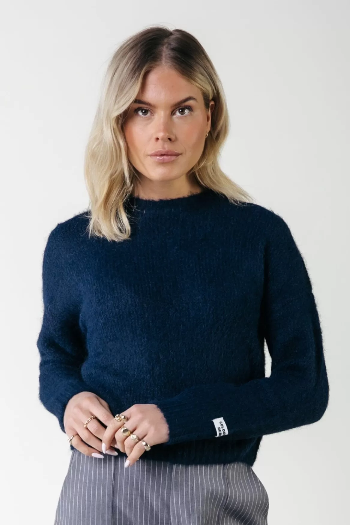 Colourful Rebel Olivia Knit | Dark Navy