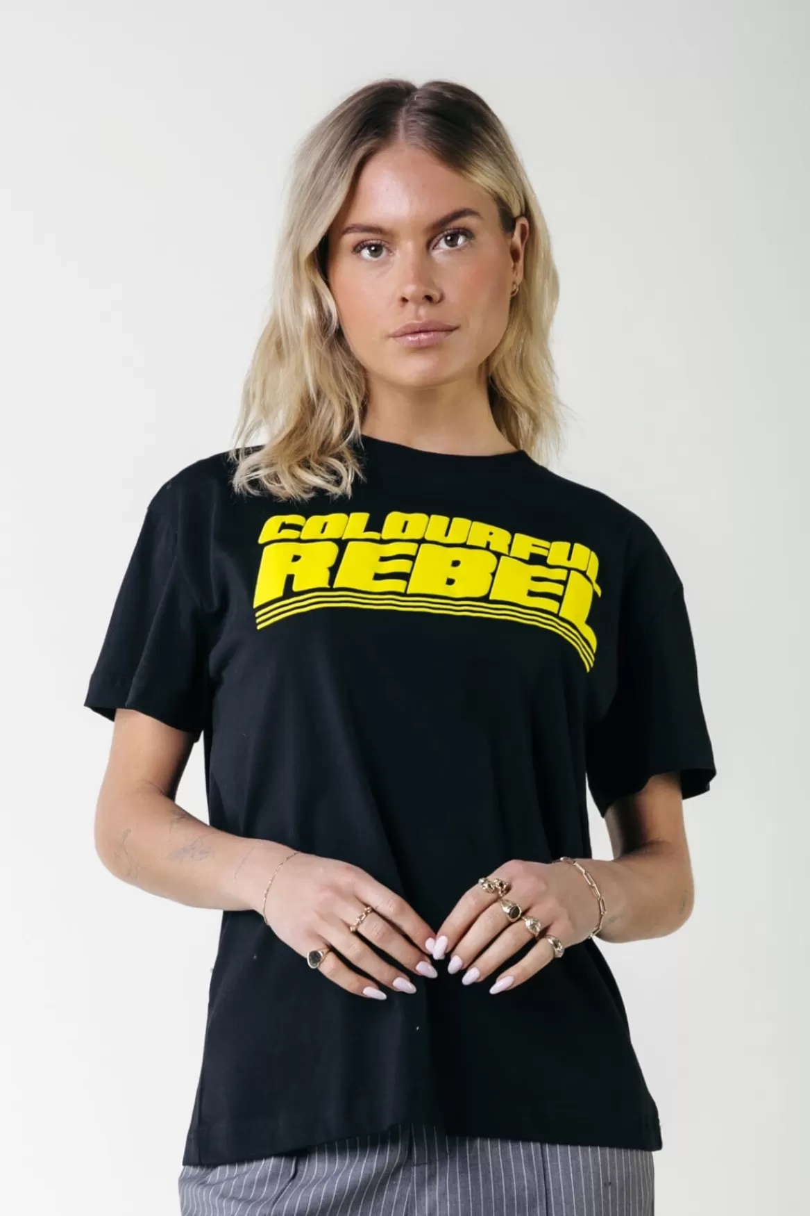 Colourful Rebel Puff Logo T-shirt |