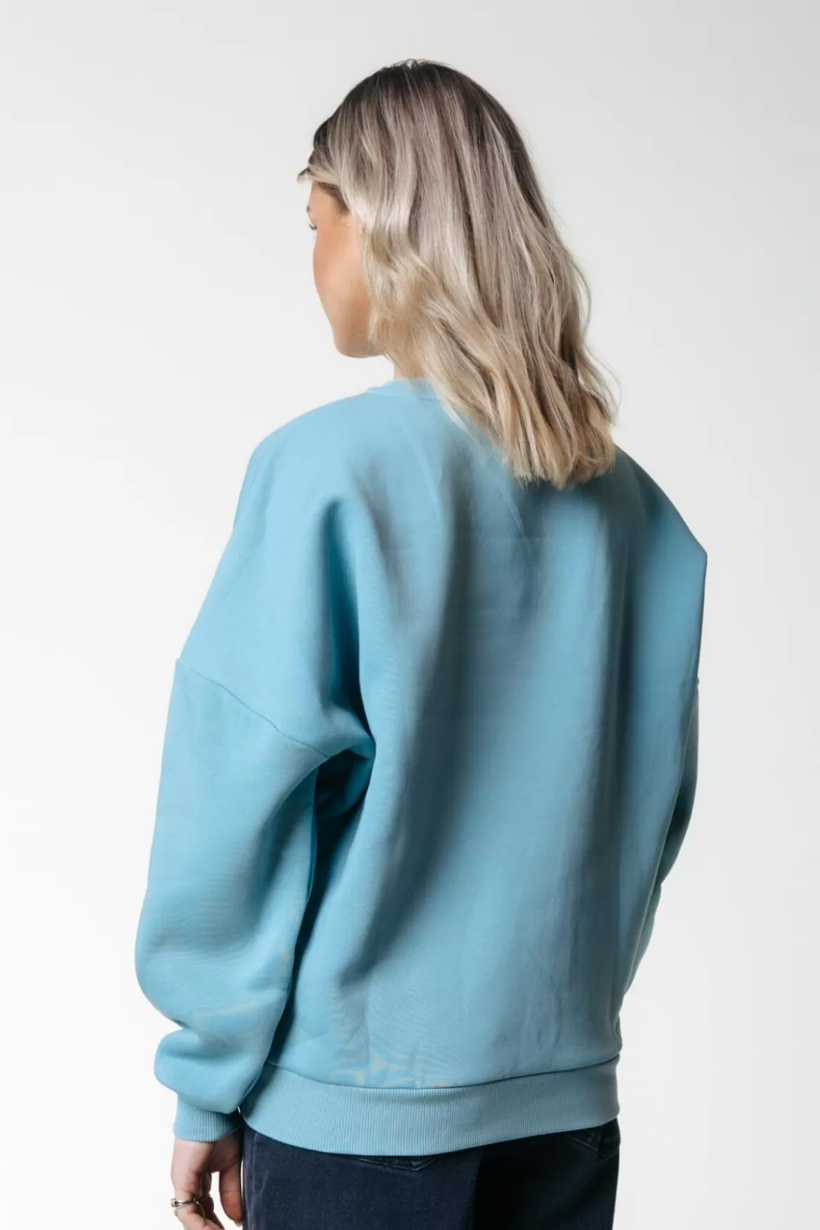 Colourful Rebel Rebel Sweat | Mineral blue
