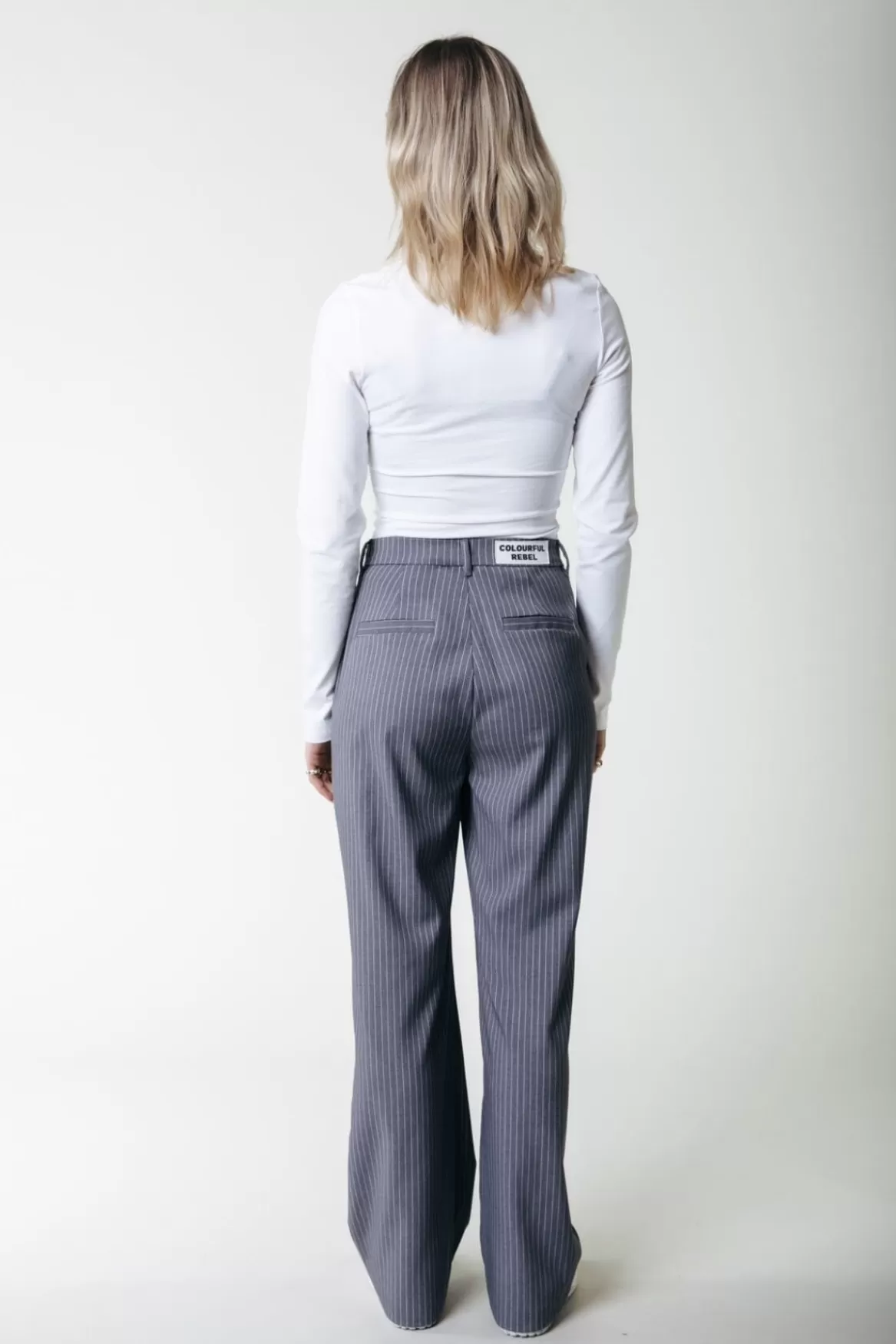 Colourful Rebel Rus Straight Pants | Dark grey