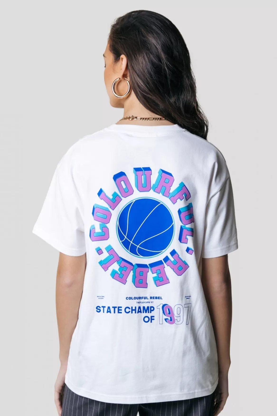 Colourful Rebel State Champ T-shirt | Standard white