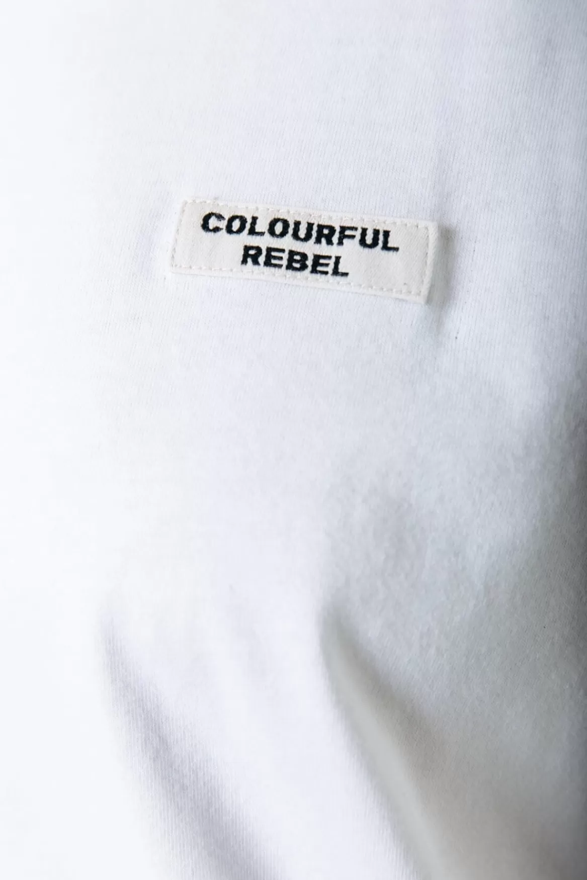Colourful Rebel Uni Label T-shirt | Standard white