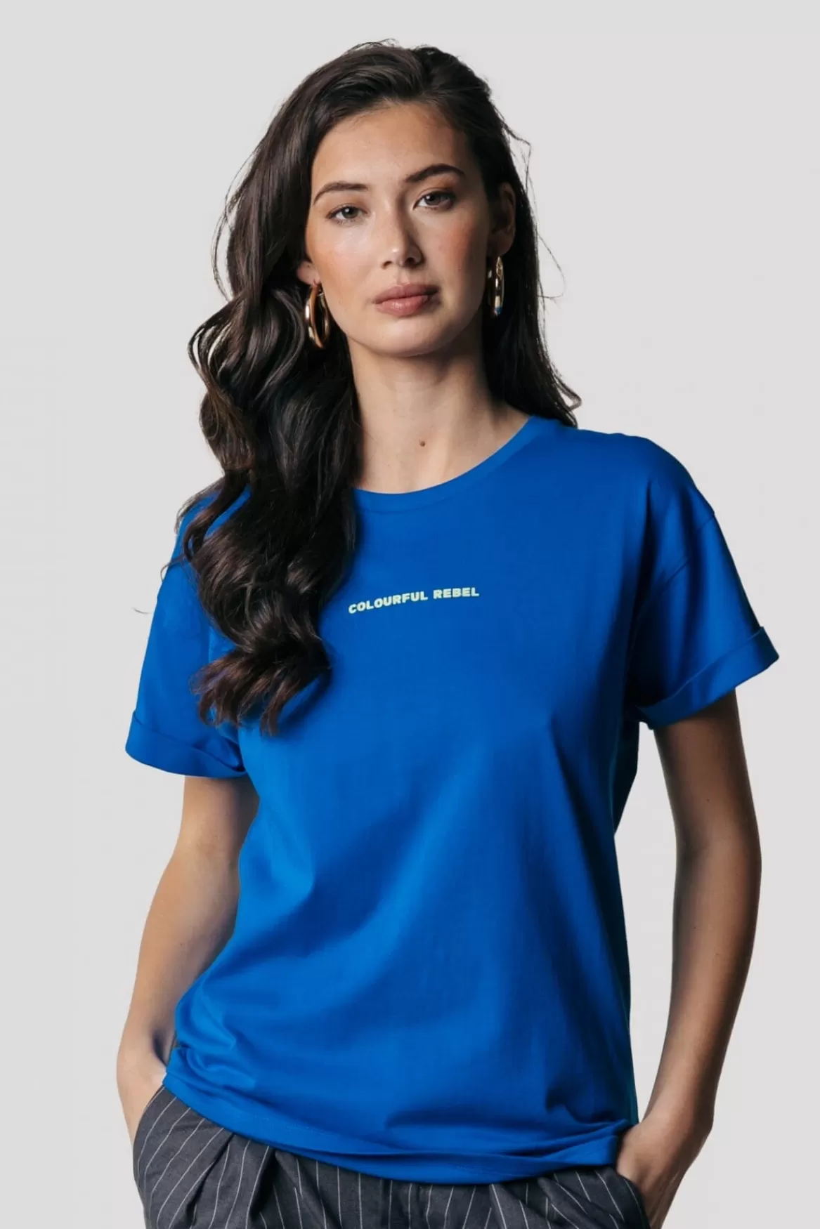 Colourful Rebel Uni Logo T-shirt | Deep blue