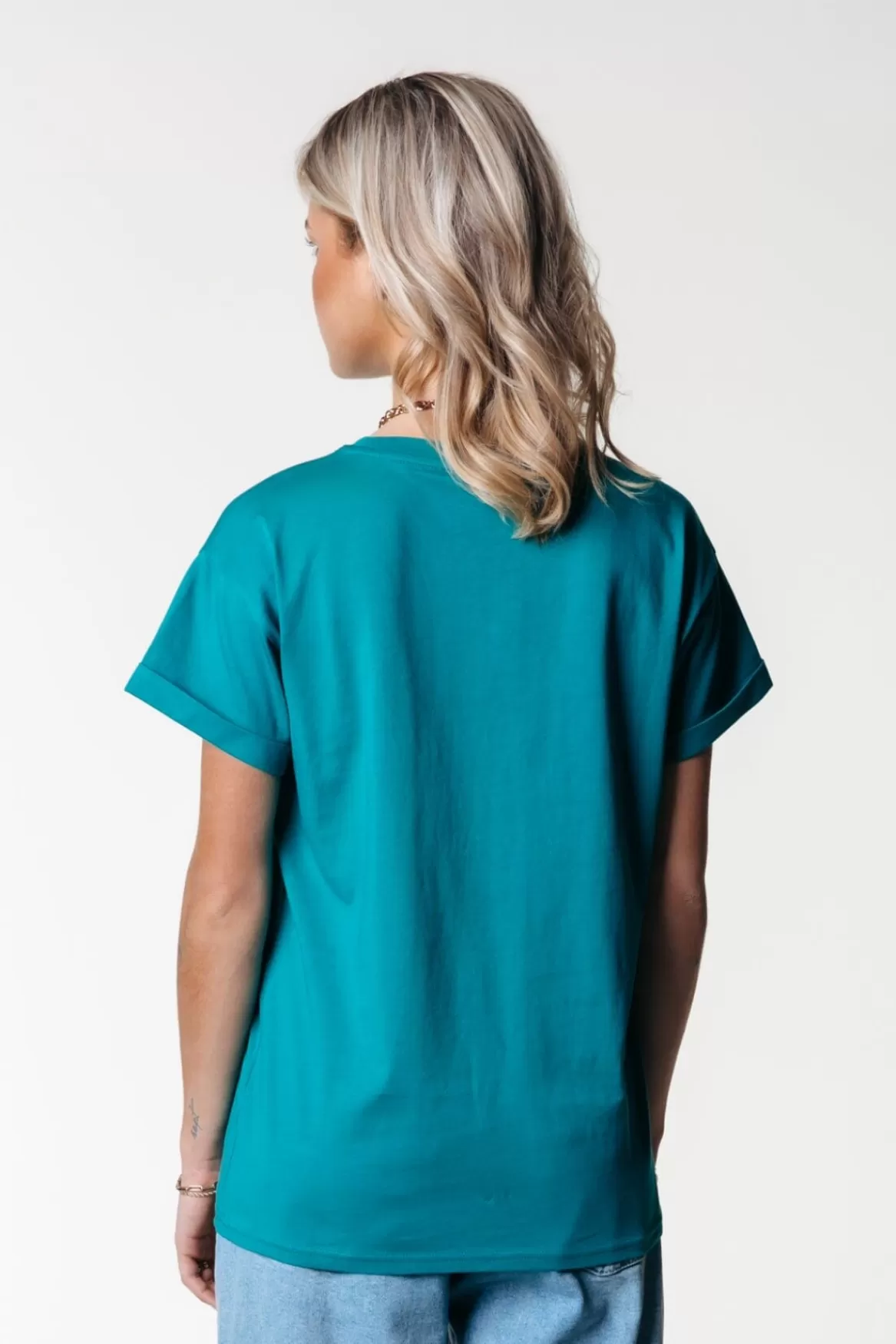 Colourful Rebel Uni Logo T-shirt | Shady Green