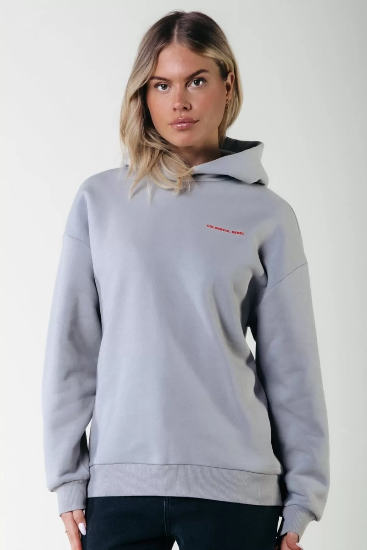 Colourful Rebel World Tour Hoodie | Light grey